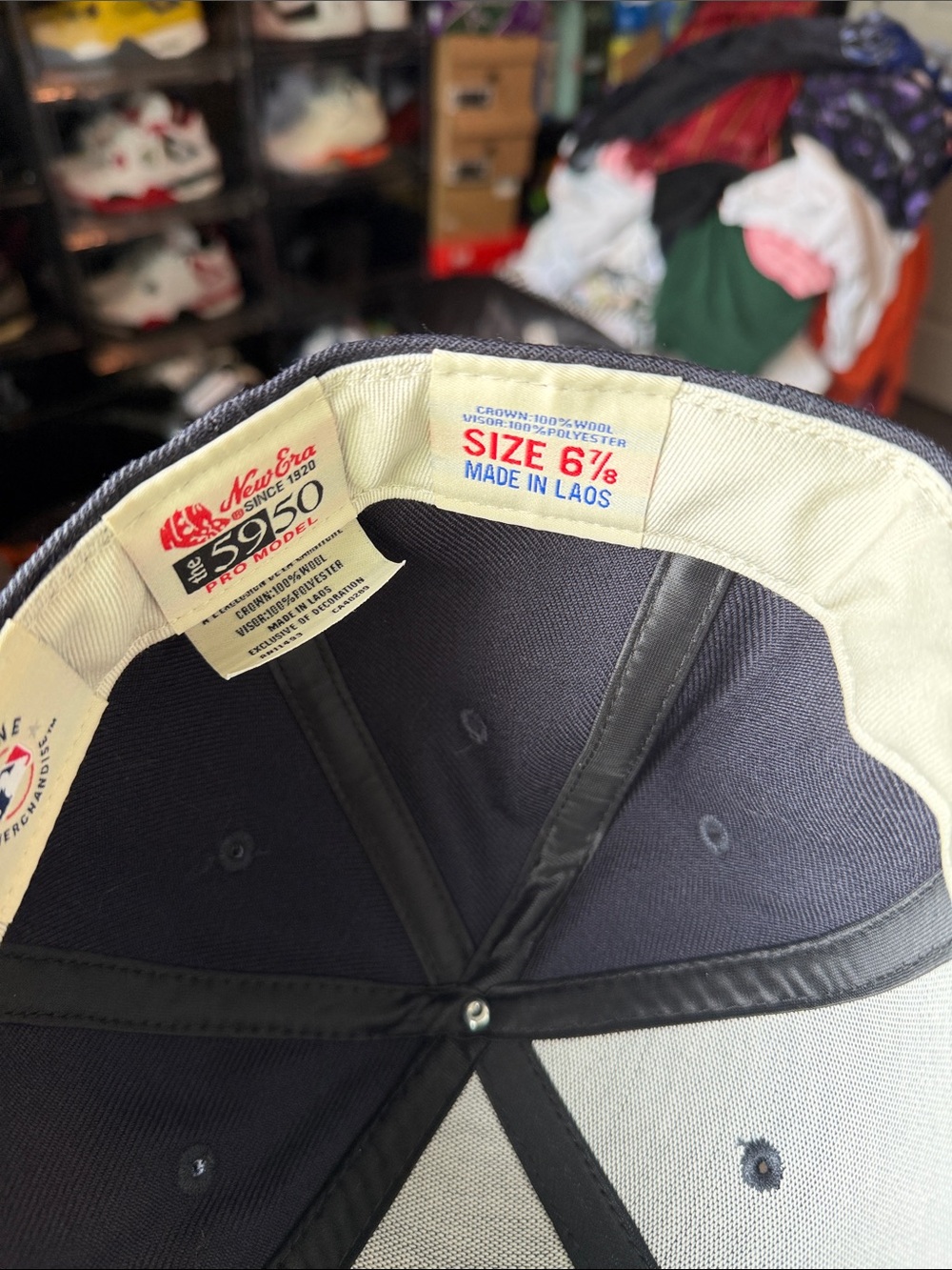 Fear of God Essentials Astros New Era 59Fifty Fitted Hat Size 6 7/8 - Picture 11 of 11